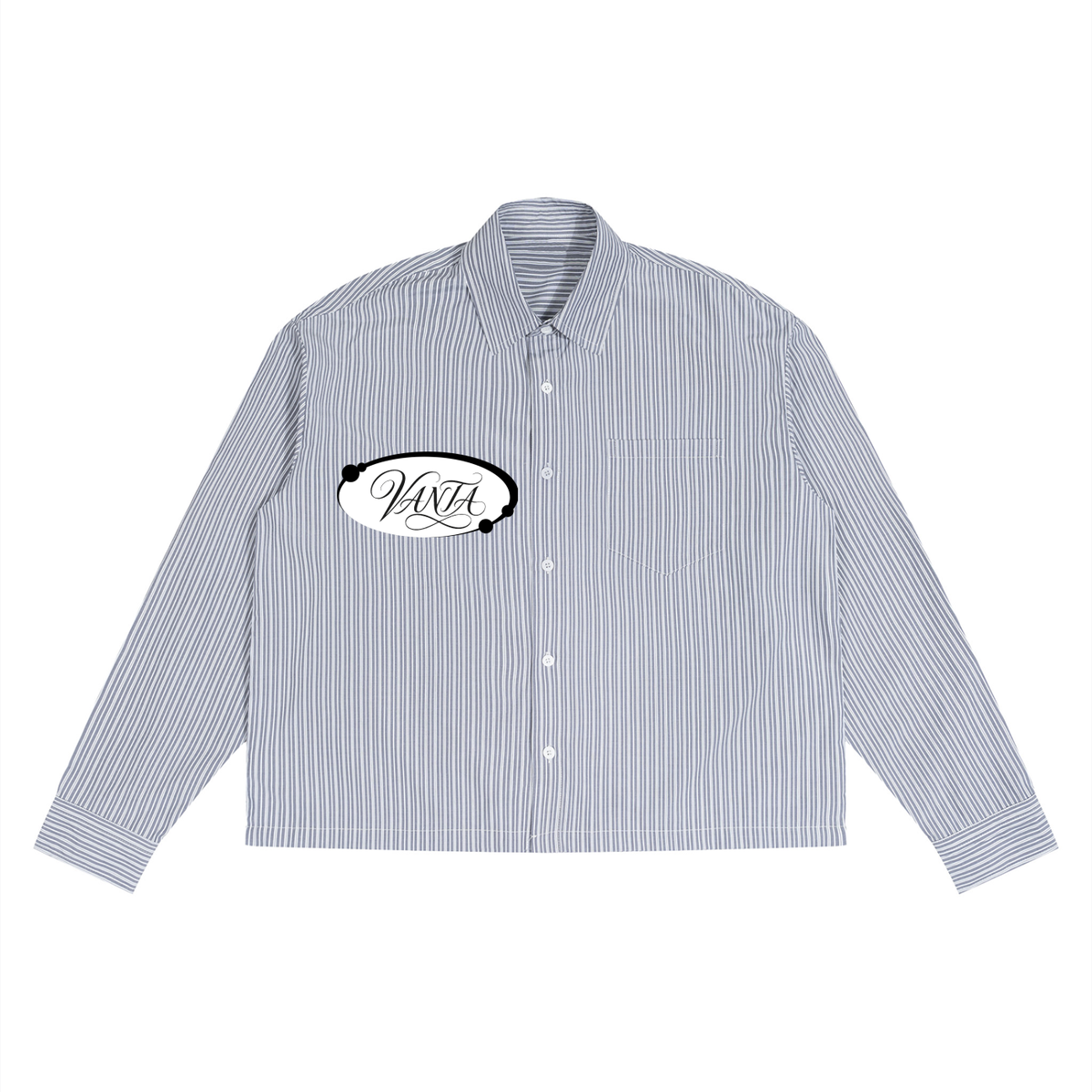 Unisex Boxy Striped Shirt