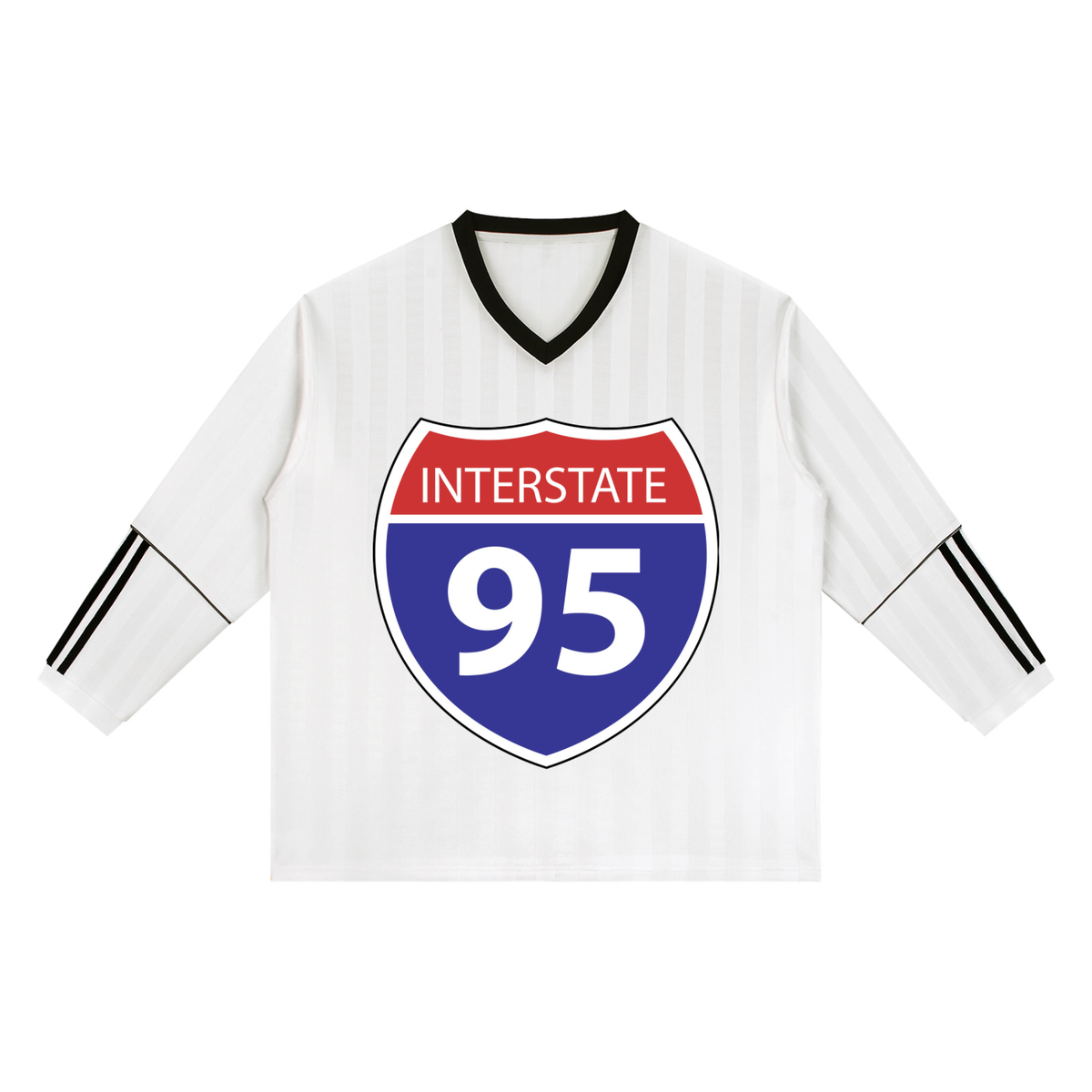 Unisex Striped Soccer Jersey