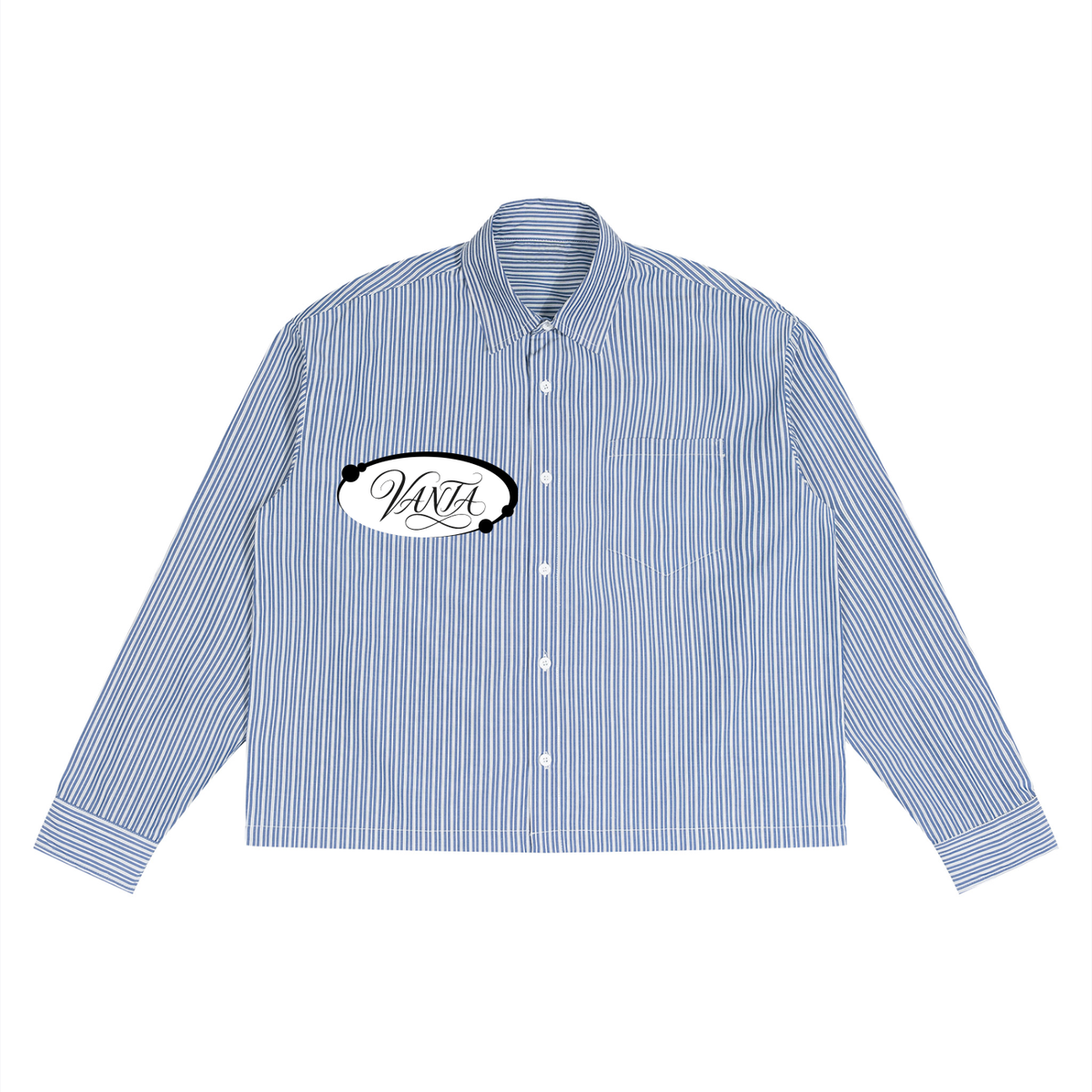 Unisex Boxy Striped Shirt