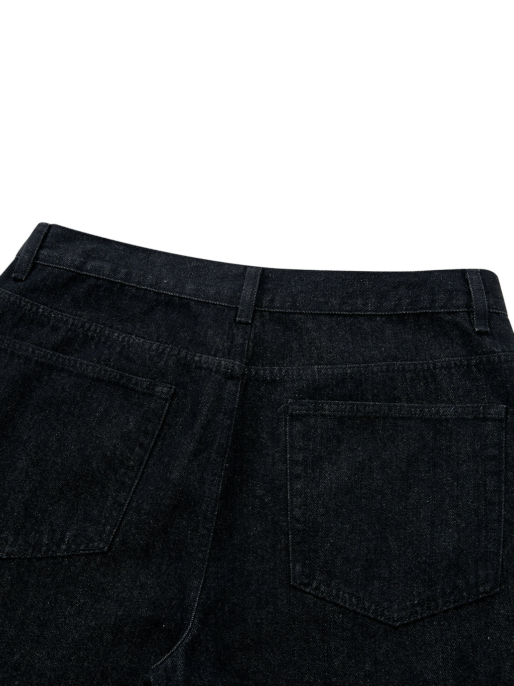 Men's Vintage Wash Wide Leg Denim Jeans