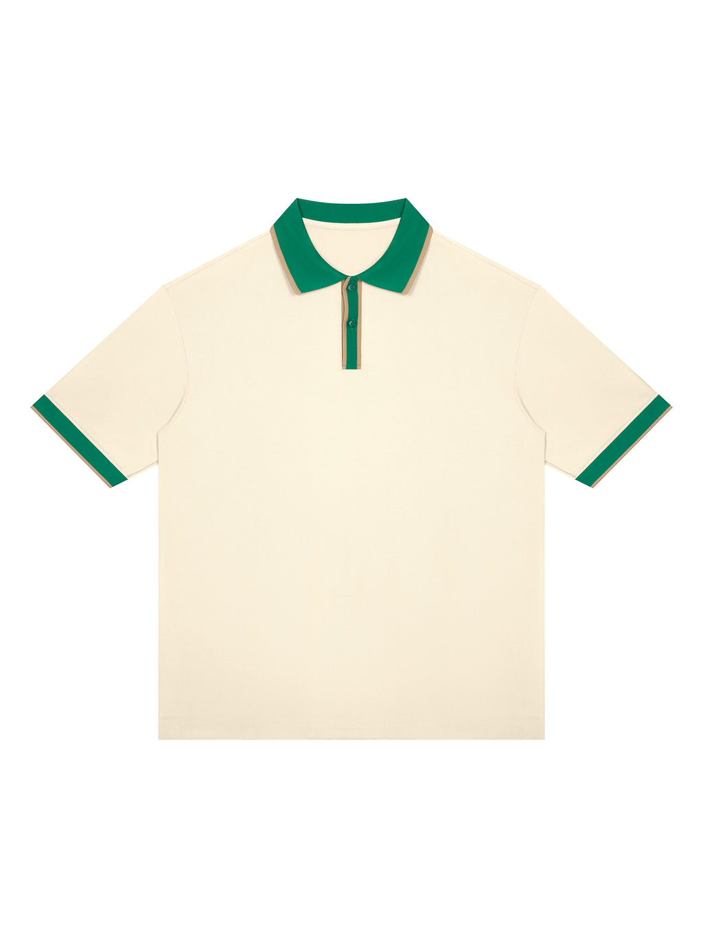 Unisex Color Block Polo Shirt