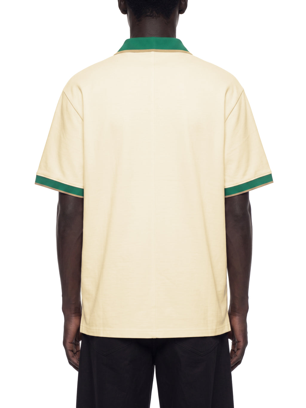 Unisex Color Block Polo Shirt