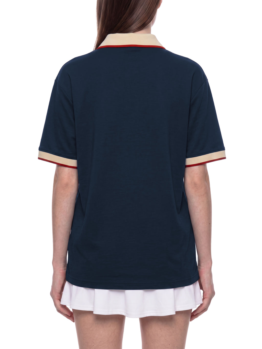 Unisex Color Block Polo Shirt